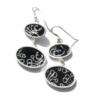 Tiny and Small Locket Casing Drop Earrings - £117.00 (PJC9)